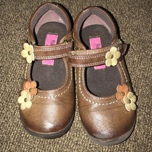 Toddler girls brown shoes